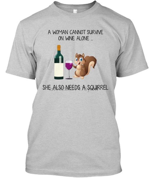 

men's t-shirt squirrel-wine (n) women's t-shirt, White;black