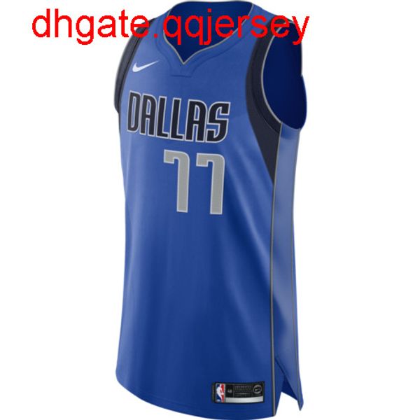 

luka doncic #77 royal jersey - vest stitched basketball jerseys, Gray