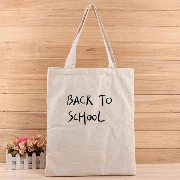 

fashion back to school girls and womens casual canvas tote bags suit for shopping,gift,wedding, birthday or anything else