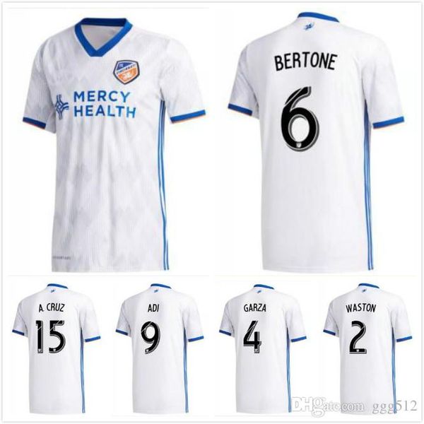 

new 2020 2021 mls fc cincinnati soccer jerseys kit 20 21 away heritage link waston garza adi bertone a.cruz football jersey shirts, Black;yellow