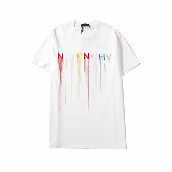 

fashion mens t shirt for summer 20s womens letter printed t shirts male streetwear tees men women tshirts size s-2xl, White;black