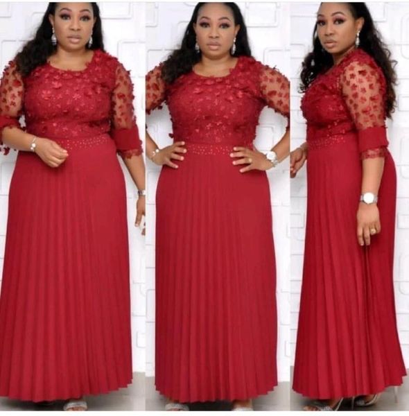 

plus size african women embroidery lace vintage dress elegant ladies floor length evening party maxi long dress retro, Black;gray