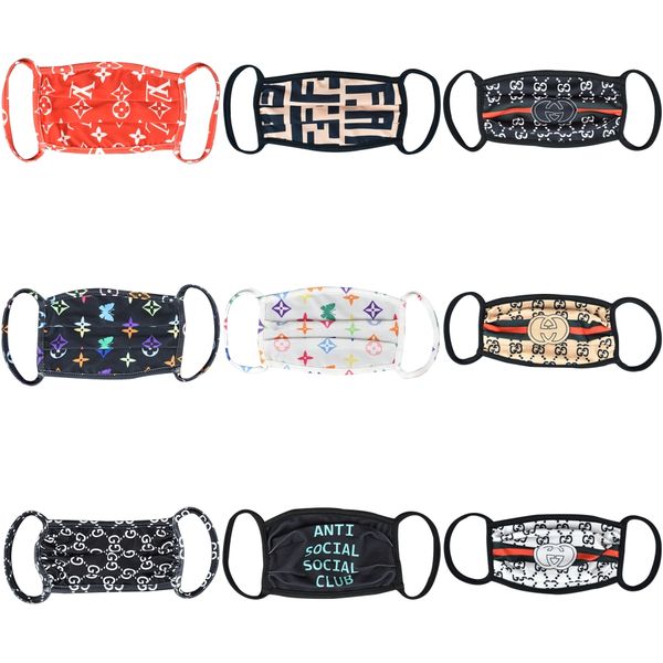 

ship new face mask lip language face mask cotton camouflage reusable washable anti dust protective mouth masks designer fy9149#447, Blue;pink