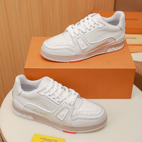 

2020 b15 mens classic casual shoes leather lace-up fashion luxury designer shoes handsome mens sneakers original box, Black