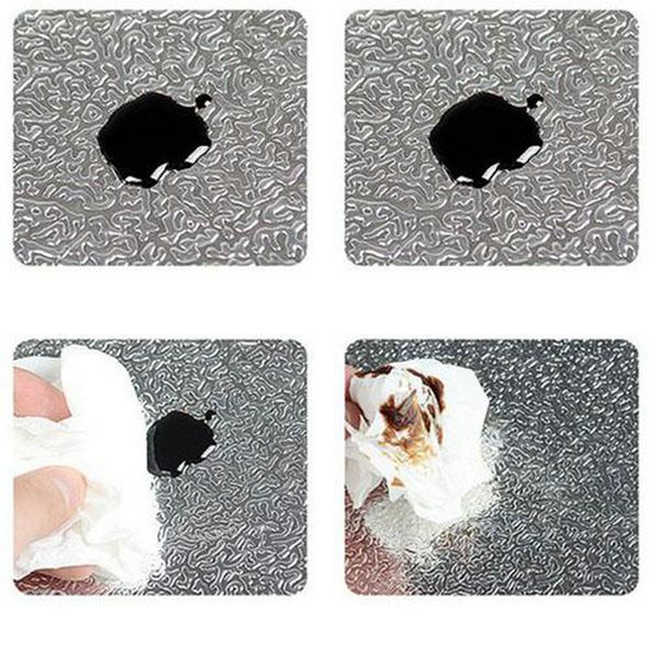 

2016 thickened cabinet aluminum foil stickers tin foil kitchen oil stickers waterproof moisture cabinet mats drawer mat self adhesi nmbkw