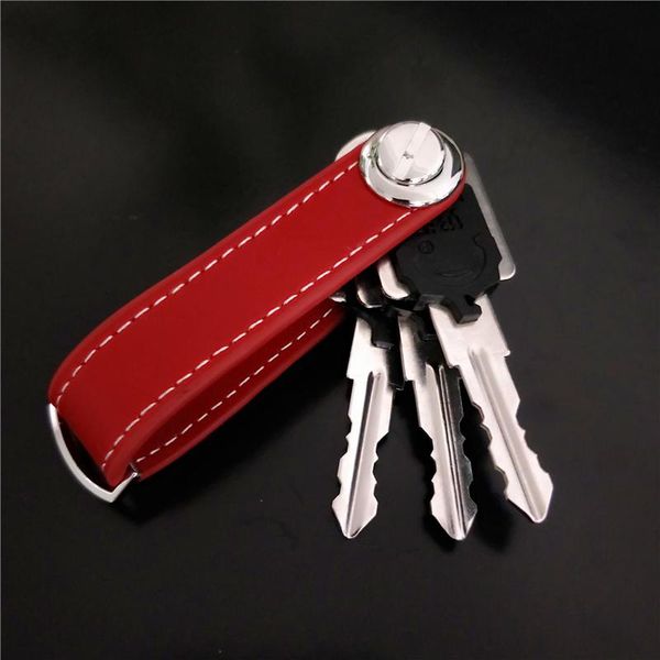 

кожа креативный брелок автомобиля key storage device key сумка для мужчин и женщин мотоцикл брелок для хранения сумки аксессуары для автомоб, Silver