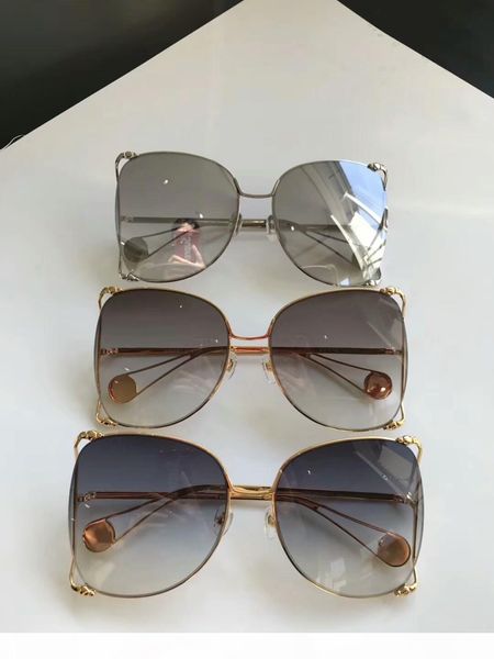 

e new designer sunglasses 0252 sunglasses for women men sun glasses women brand designer coating uv protection fashion sunglasses oculo, White;black