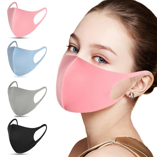 

designer 3d face maskface dust cotton cloth masks with pm25 replaceable filter flag pattern mouth mask, Black
