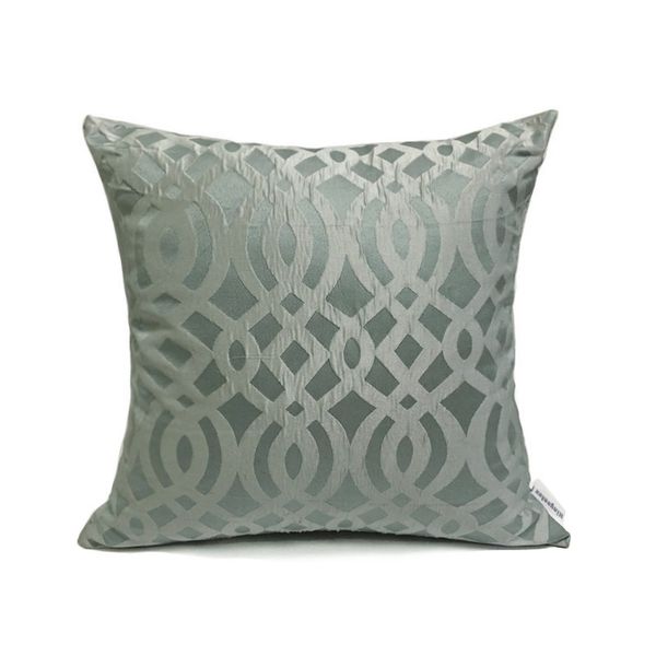 

cushion/decorative pillow geometric woven polyester jacquard cushion cover decorative home interior sofa throw case 18x18inch square sell by