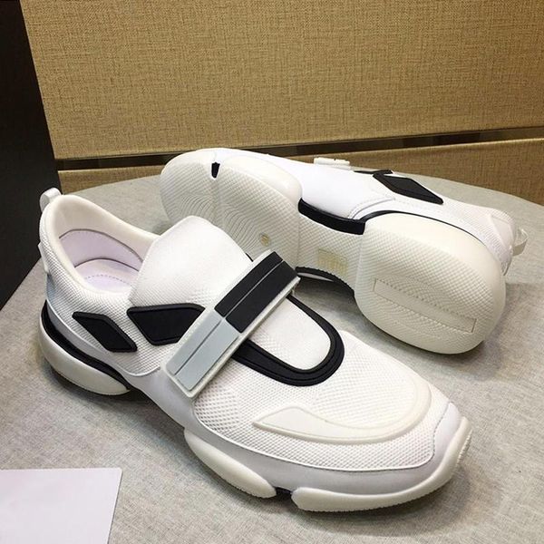 

cloudbust sneakers mens shoes fashion brands lightweight sneakers hook &loop sports comfortable men shoes with origin box, Black