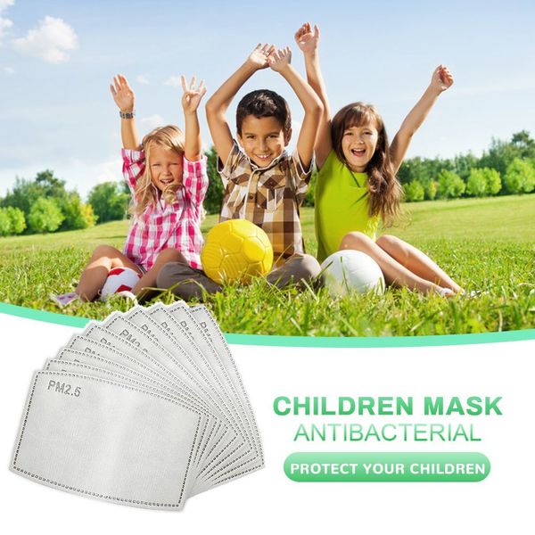 

10/20/30/50/100pcs disposable pm2.5 filter paper anti haze mouth mask anti dust mask activated carbon filter paper for children