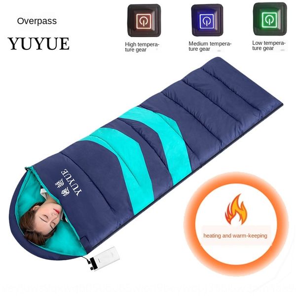 

outdoor travel waterproof thickened heating sleeping bag travel sleeping bag