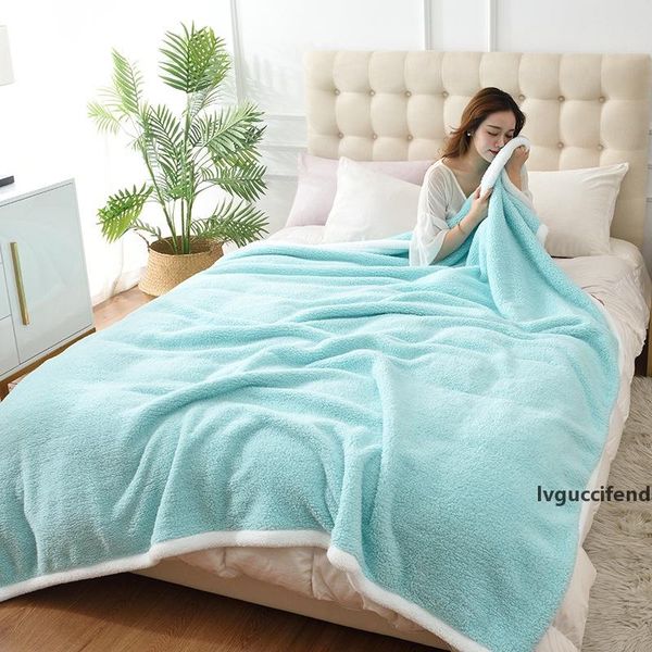 

winter thicken berber fleece throw blanket for kids adults flannel bedding coverlet bedcover for sofa bed travel portable
