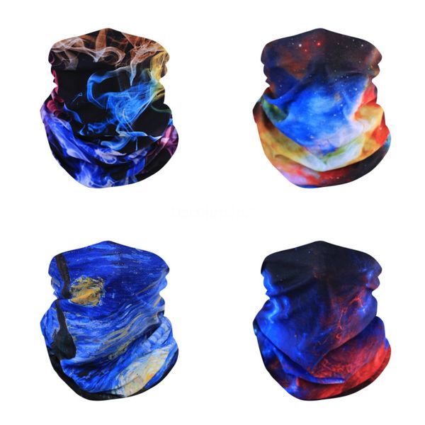 

starry sky cycling mask sun protection fa er iking magic scarf cycling bandana witout mask filter 22*32cm cca12181 30pcs#923