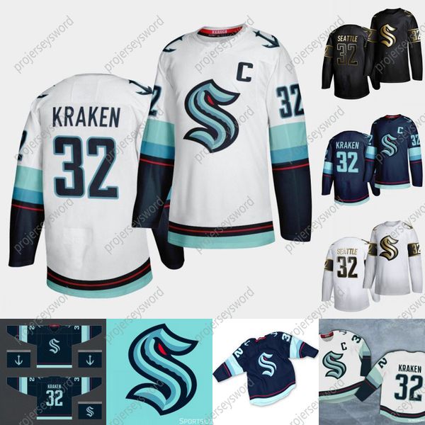 

2020-21 season seattle kraken ice hockey jersey 32nd new team custom mens womens youth home road golden edition stitched ice hockey jerseys, Black;red