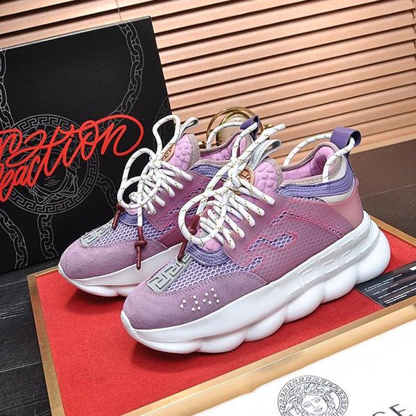 

fashion mens shoes scarpe da uomo breathable running sports footwears low lace -up plus size casual men shoes chain reaction sneakers, Black