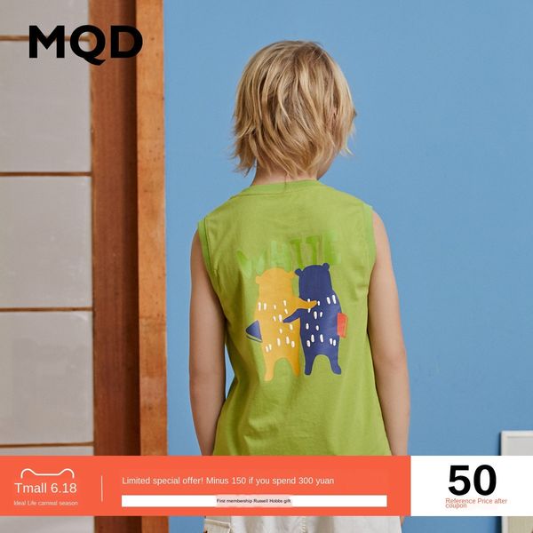 

f] clothing men's vest clothing medium and large children's base shirt children's new korean version 2020 sleeveless loose t