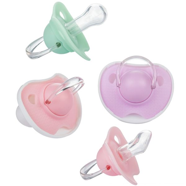 

baby silicone silicone nipple nipple with dust cover heart-shaped pacifier sleep pacifier
