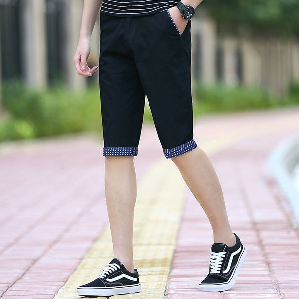 

summer casual new men's new men's slim cotton beach and shorts shorts