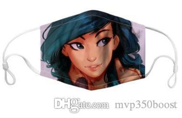 

2020 selling face masks new 3d digital printing dustproof designer washable breathable face mask pm2.5 filter