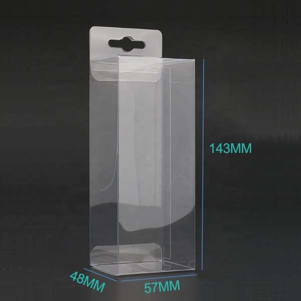 Transparente, biologisch abbaubare PET-Display-Kunststoffbox, Verpackung, Faltschachtel, transparente PVC-Kunststoffverpackung