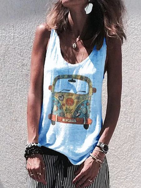 

womens tanks for summer 2020 new arrival women camis with printed casual streetwear ladies vest shirts tees plus size s-3xl, White