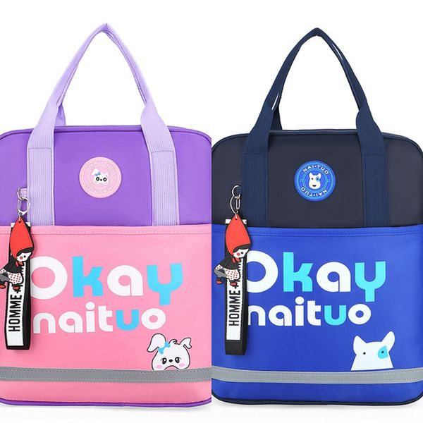 

2020 new tutorial bag primary school students' art backpack children's waterproof wear-resistant backpack crossbody tutorial bag