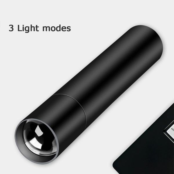 

3 files super bright led small usb linterna led torch zoomable bicycle light pocket rechargeable pen light cob lampe