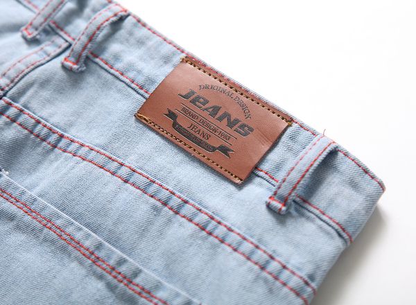 

famous men jeans hole zipper men jeans casual men pants light blue casual hip hop mens designer sweatpants32..38