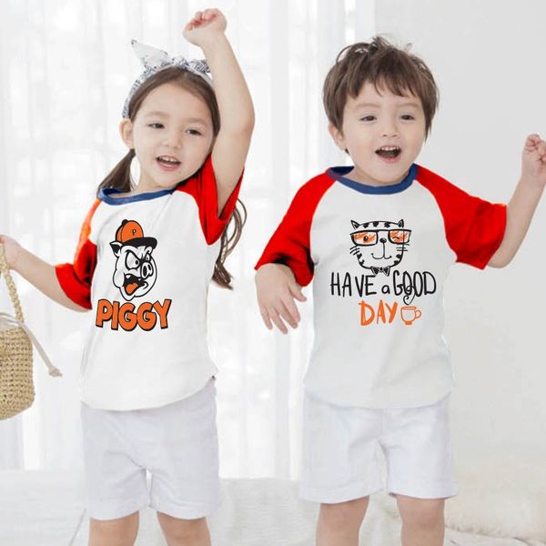 

summer 2020 clothing new short-sleeved t- boy's t-shirt children's clothing half-sleeved baby shirt children's clothes ins, Blue