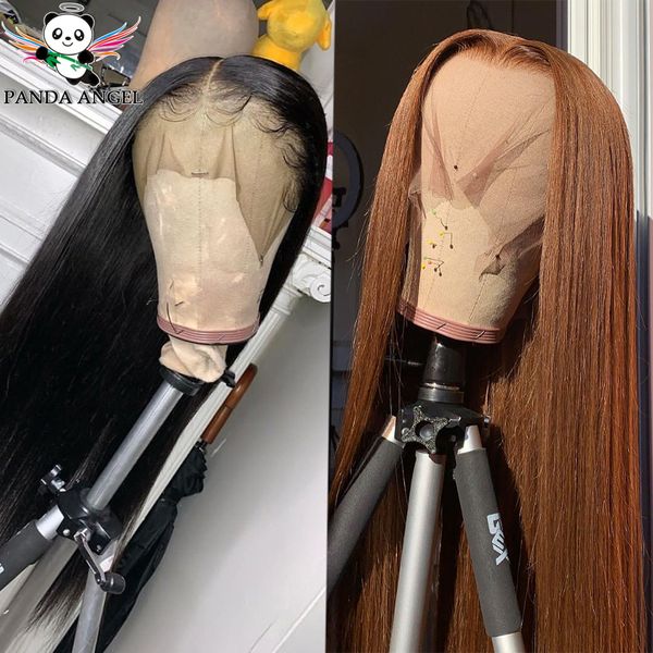 

transparent full lace wigs #30 ginger colored human hair wig remy brazilian straight lace front human hair wigs for black women