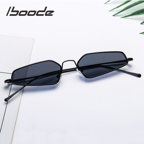 

iboode small eyewear frame sunglasses women vintage irregular shape sun glasses magnificent sunglasses popular spectacle, White;black