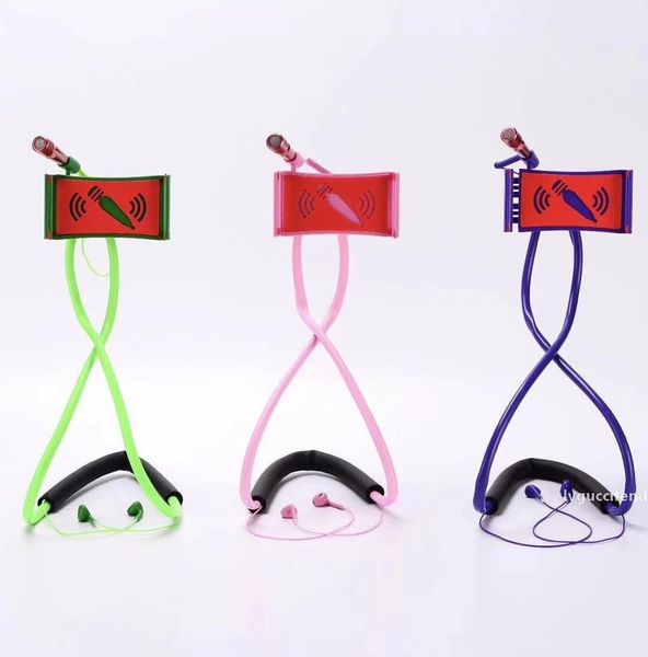 

mobile phone lazy bracket microphone national k song microphone