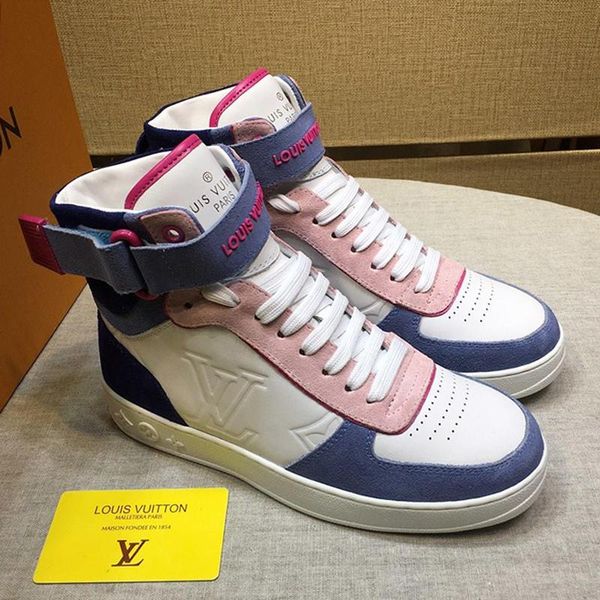 

men casual shoes lace -up luxury mens shoes casual male footwears with origin box zapatos de hombre boombox sneaker boot fashion shoes sale