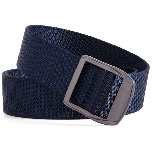 

non-slipping alloy buckle men's belt tactical traning easy adjustable/nylon/3.8cm width/120cm length, Black;brown