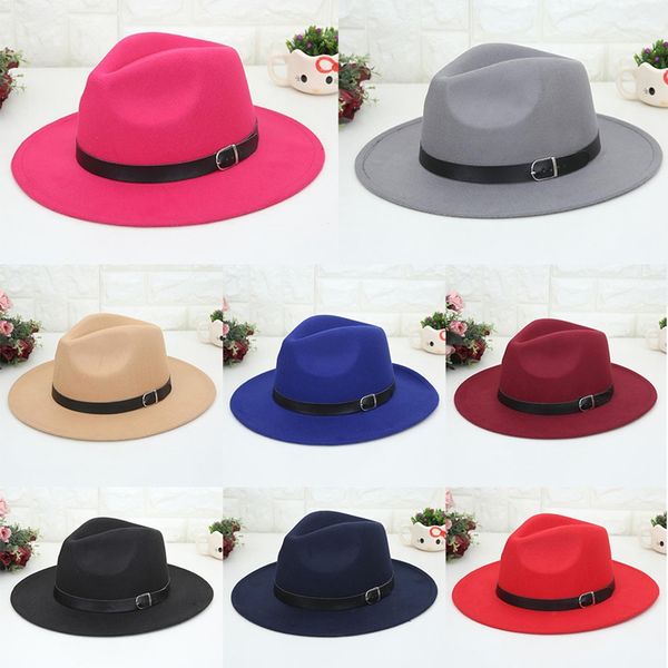 

vintage curling for women men linen wide brim hat fashion jazz hats summer beach caps panama cap cowboy hats, Blue;gray