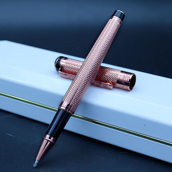 

hipping supera quality m brand price all metal roller pen office suppliers promotion new come famous pen-1, Blue;orange