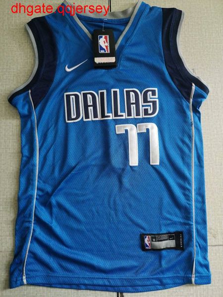 

men's luka doncic #77 blue jersey, Gray