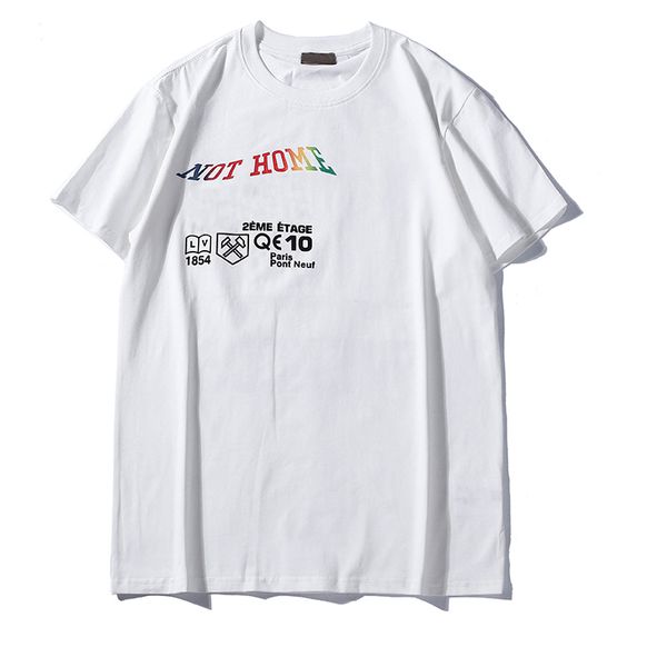 

casual summer t shirt for men summer fashion pattern print round neck short sleeves mens womens t shirt shirts cxj1907048, White;black