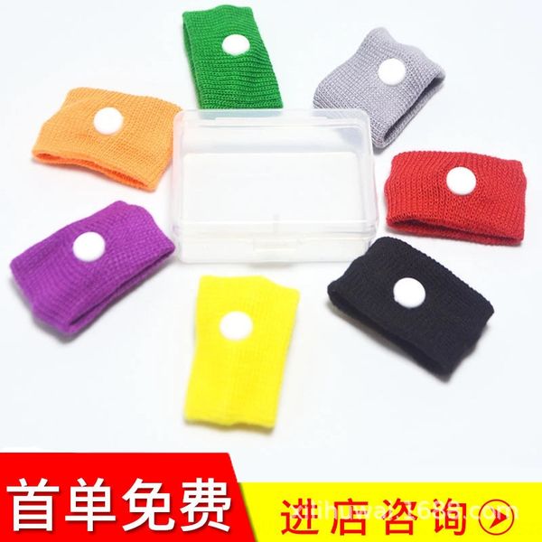 

nant2 anti-carsickness wristband anti-carsickness wristbandpregnancy anti-vomiting wrist strap wrist strap car ship aircraft applicable base, Black;red