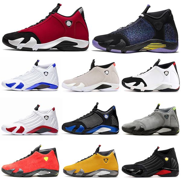 

14 14s men basketball shoes gym red hyper royal last slight graphite thunder mens trianers outdoor sports sneakers 7-13, White;red