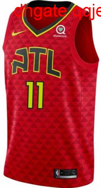 

trae young men's sponsor patch player jersey new nkvest stitched basketball jerseys, Gray