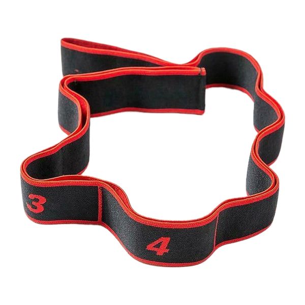 

2pcs yoga belt gymnastics supplies latin dance stretch resistance band pilates training belt fitness pull elastic bands