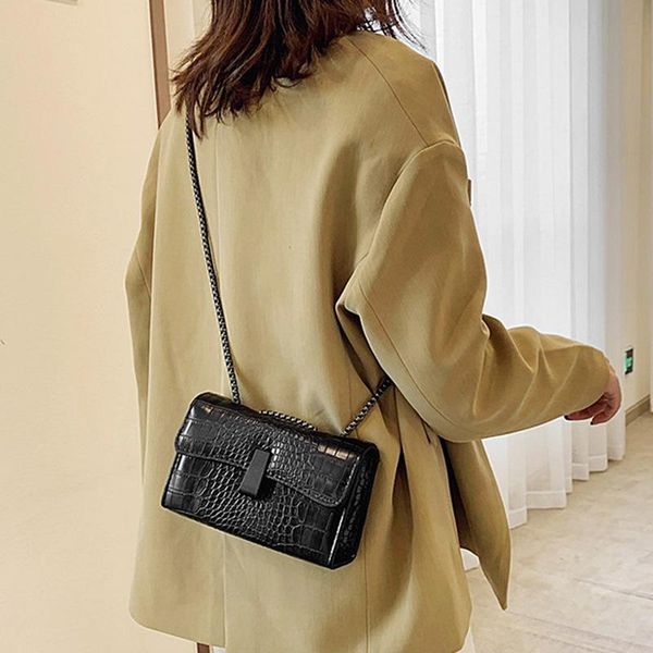 

stone pattern pu leather crossbody bags for women 2020 fashion chain mini shoulder messenger bag female travel handbags