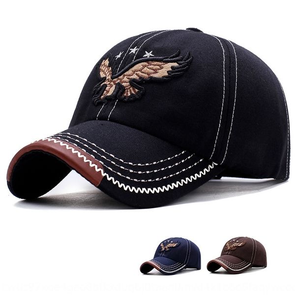 

men's and women's hat eagle baseball sun hat men women visor embroidery baseball cap outdoor sunshade cap, Blue;gray