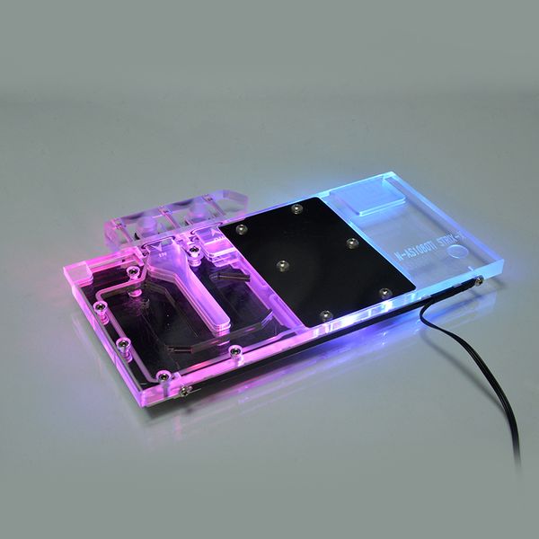 

syscooling graphics card water cooling block for asus rog-strix gtx1070 o8g gaming