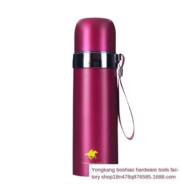 

bullet strap thermos outdoor sports with water stainless steel car cup outdoor sports thermos pot advertising cup