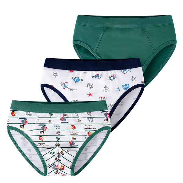 

Kids Boxer Briefs For Children Panties Boys Underwear Soft Cartoon Pattern Teenager Shorts Pants For 2-10Years Old