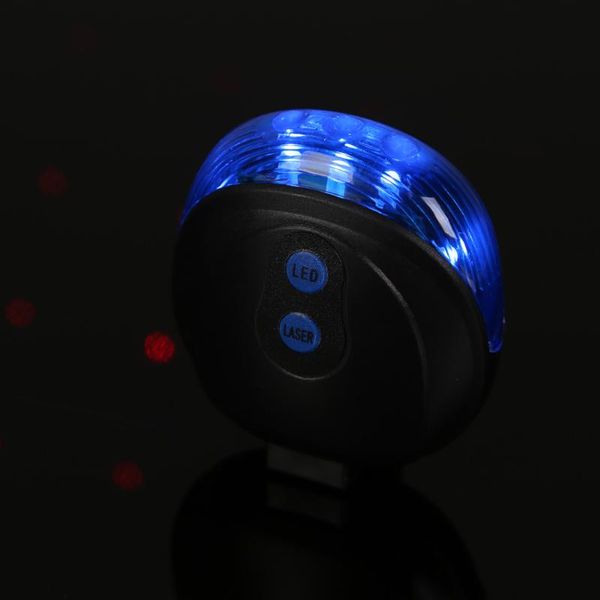

bicycle lights waterproof 5 led 2 lasers 3 modes bike taillight safety warning light bike rear cycling light tail lamp