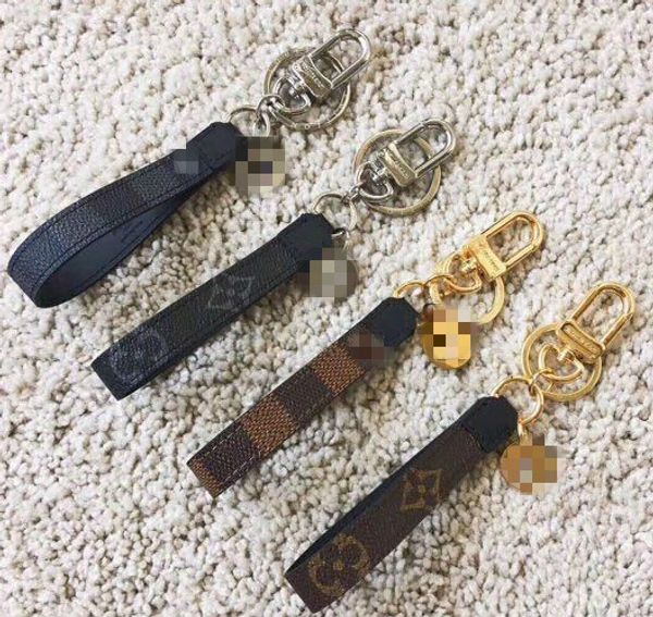 

black friday selling fashion keychain black grid with bag pendant and trend keychain spring ring pendant to send the box, Silver